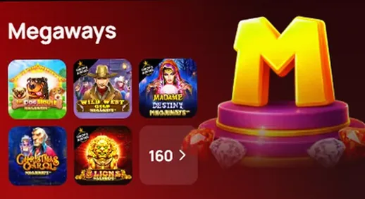 Коллекция Megaways — 160 игр